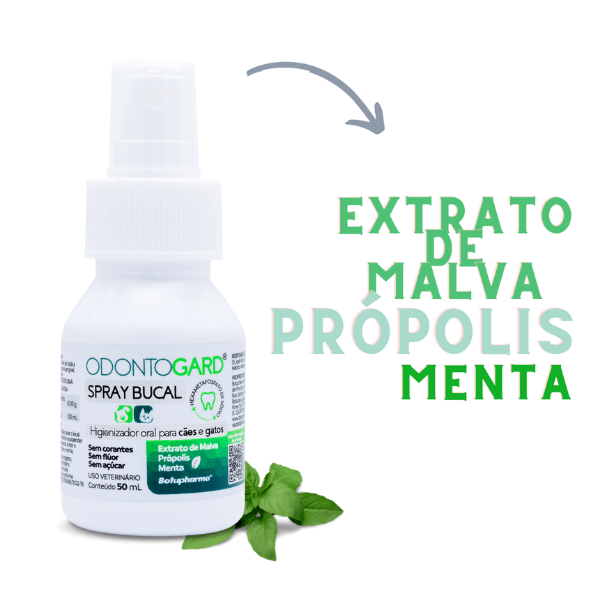Spray Bucal Pet Sabor Cães Gatos Odontogard Botupharma 50ml - imagem 3