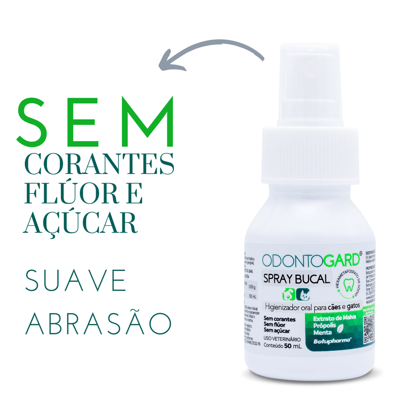 Spray Bucal Pet Sabor Cães Gatos Odontogard Botupharma 50ml - imagem 4
