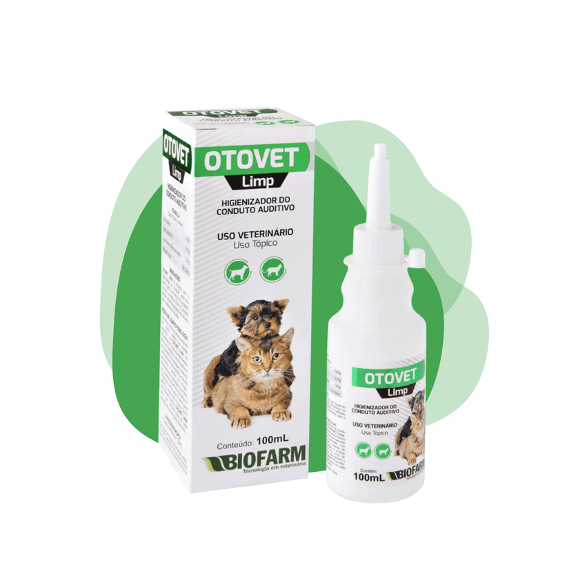Otovet Limp Solução Higienica Cães E Gatos 100ml Biofarm - imagem 3