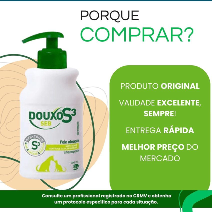 Shampoo Douxo S3 Seb Ceva Para Cães E Gatos 200ml - imagem 4