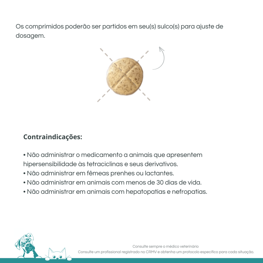 Doxinew Cães Gatos 10 Blisters C/ 14 Comprimidos World 100mg - imagem 4