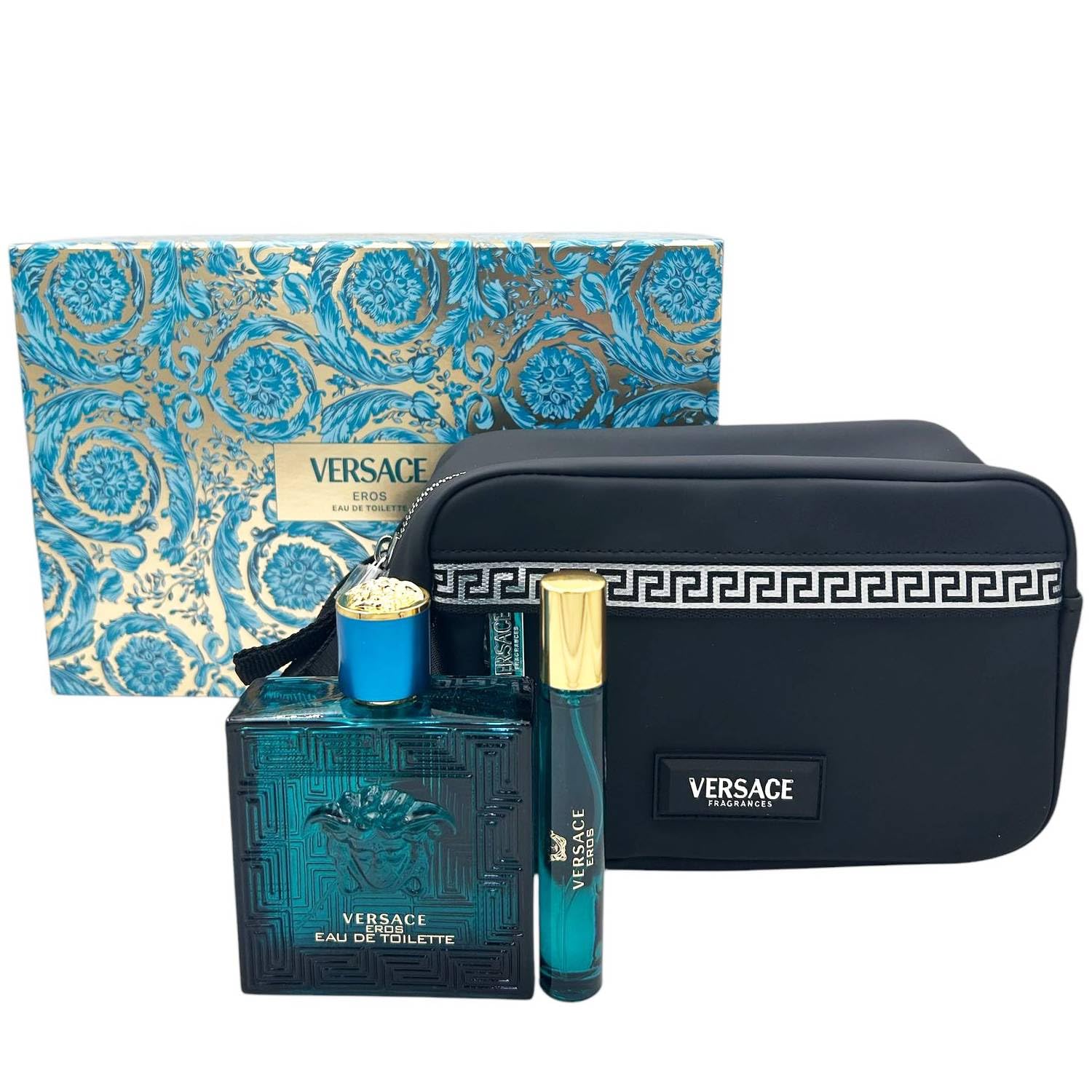 Versace Eros Kit Presente 3 Peças 100 Ml Edt Para Homens - Carrefour