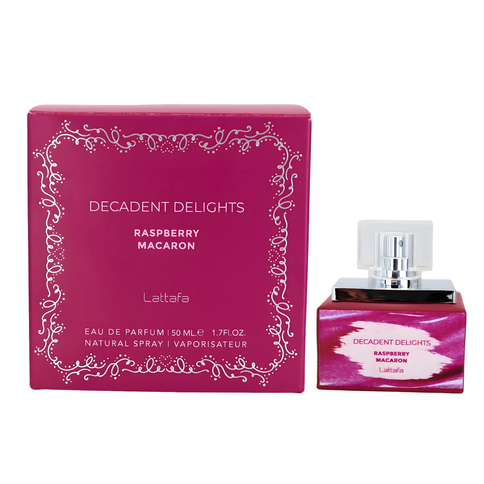 Perfume Lattafa Decadent Delights Raspberry Macaron 50 Ml - Carrefour