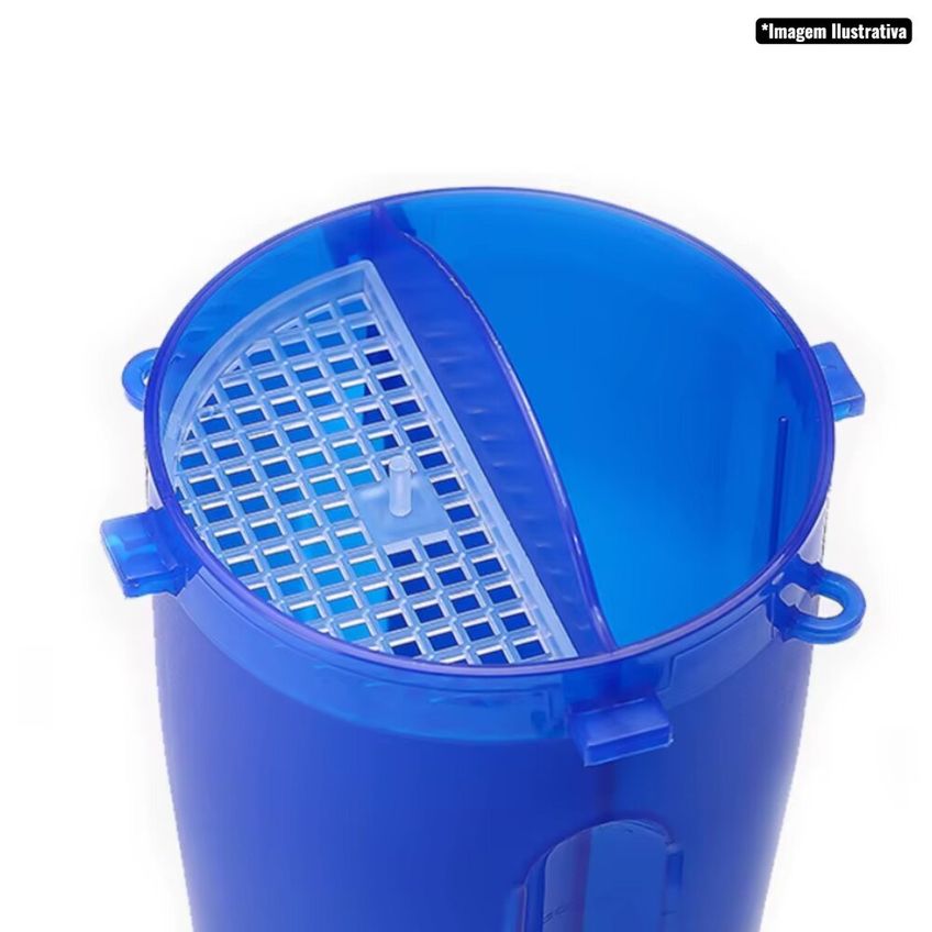 Garrafa Dupla Porta Ração E Água Pets Com Pote Retrátil Branca - imagem 4