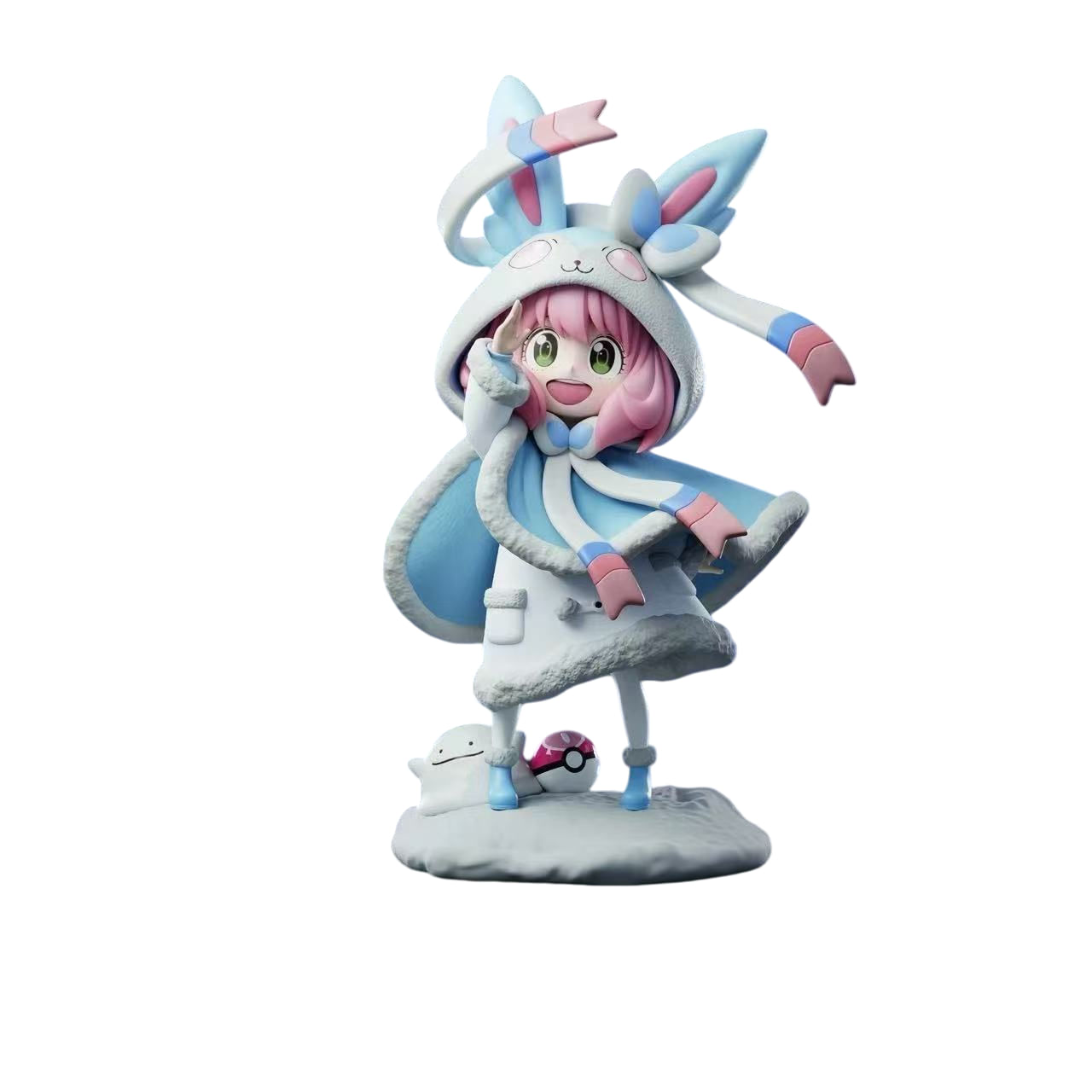 Figura Anya Cosplay Sylveon De 10 Cm - Estátua De Pvc De