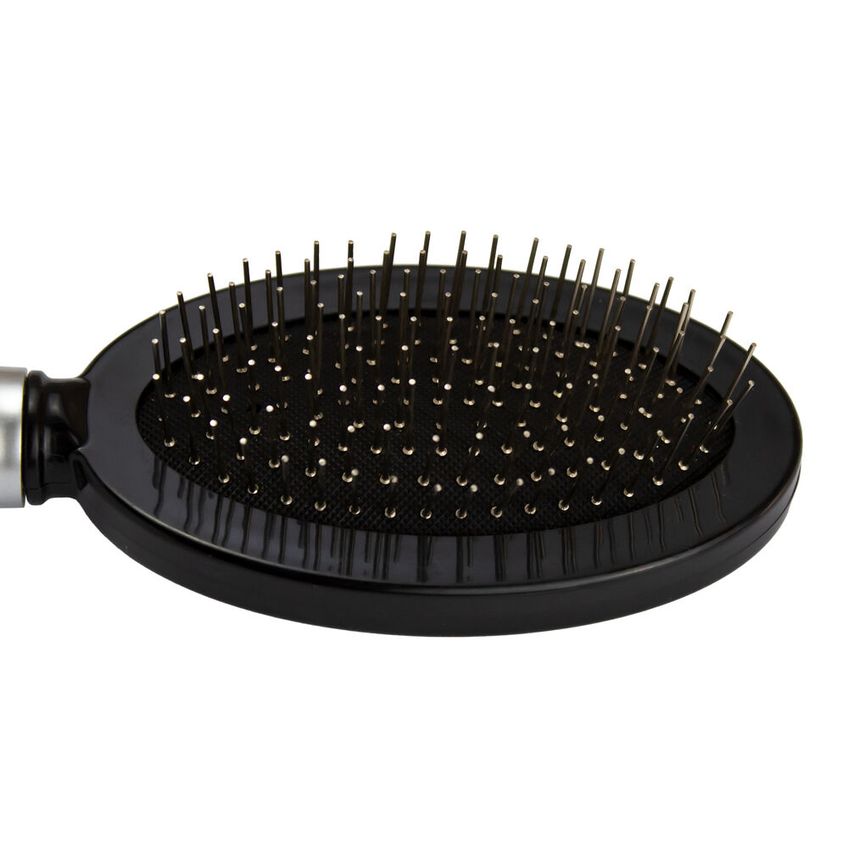 Escova Sem Bolinha Cinza G Remoção De Pelos E Nós Pinos De Metal Suave - imagem 4