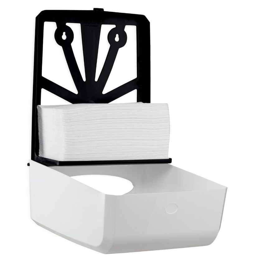 Dispenser Para Toalha 1/3d Preto E Branco New Classic - Nobre - imagem 2