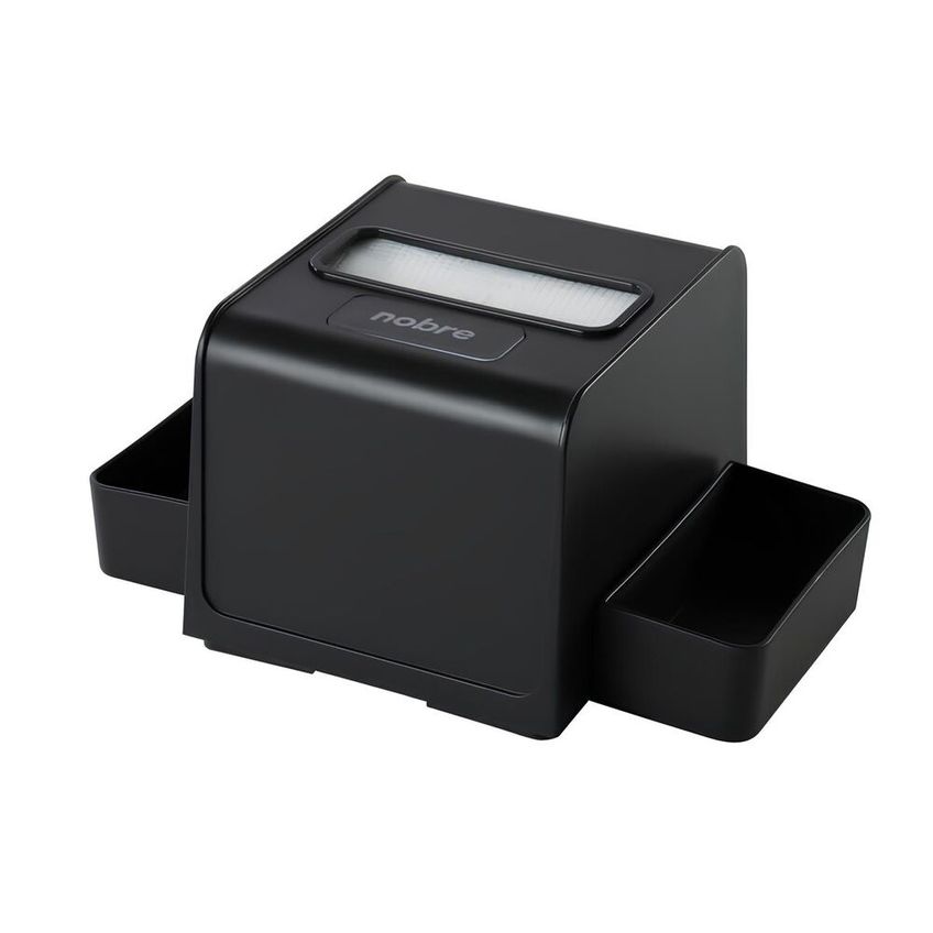 Dispenser Para Guardanapo Interfolhado Com Porta-Sachê Preto - Nobre - imagem 3
