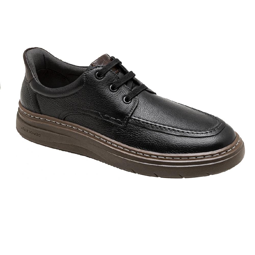 Sapato Democrata Grid Calce Facil Ref 240002-1 Preto 43