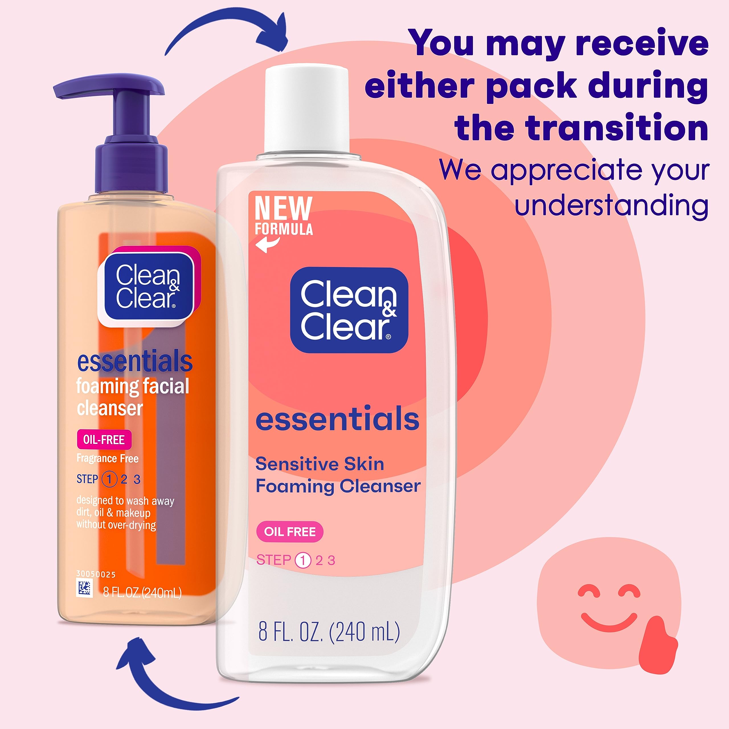 Limpador Facial Clean & Clear Essentials Sem Óleo 240 Ml - Carrefour