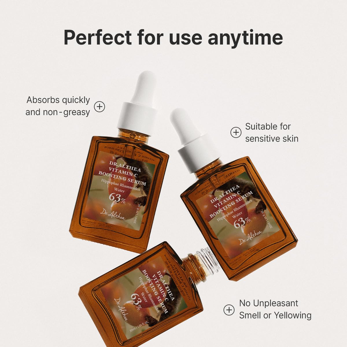 Sérum Facial Dr.althea Que Aumenta A Vitamina C Com Ácido
