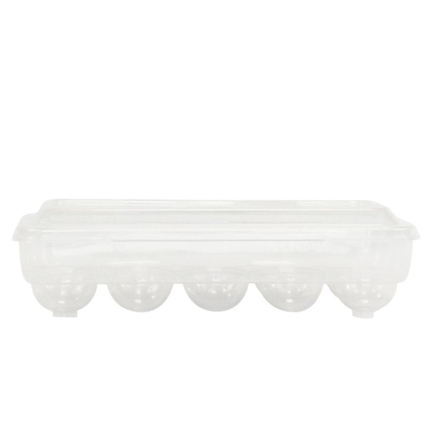 Organizador Para Ovos De Plástico Com Tampa Para 10 Ovos Geladeira - imagem 3