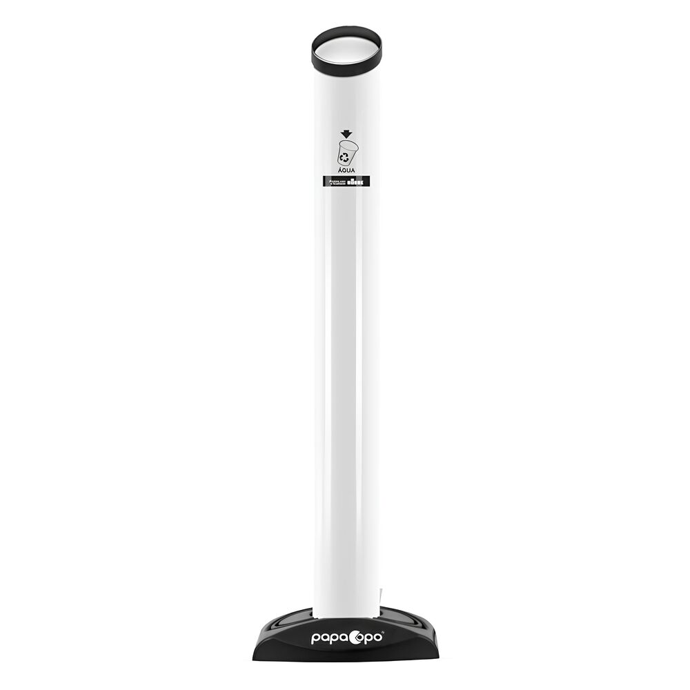 Lixeira Coletora Para Copos Plásticos De Água Simples Papacopo - Nobre