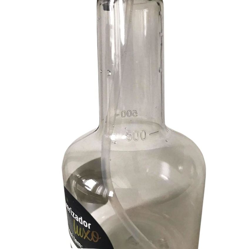 Pulverizador Transparente Luxo 500ml Com Gatilho Preto - Nobre - imagem 3