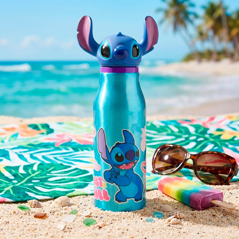 Garrafa Stitch Alumínio Com Tampa 3D 690ml Tuut - Carrefour