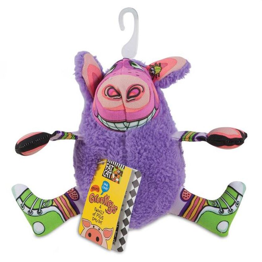 Brinquedo Para Cães Gruntley’s Porquinho Rosa Com Apito - imagem 3