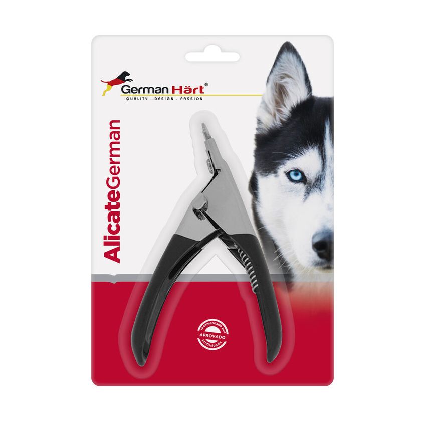 Alicate Guilhotina Pet Para Cortar Unhas - Aço E Cabo Vinílico - Germanhart - imagem 5