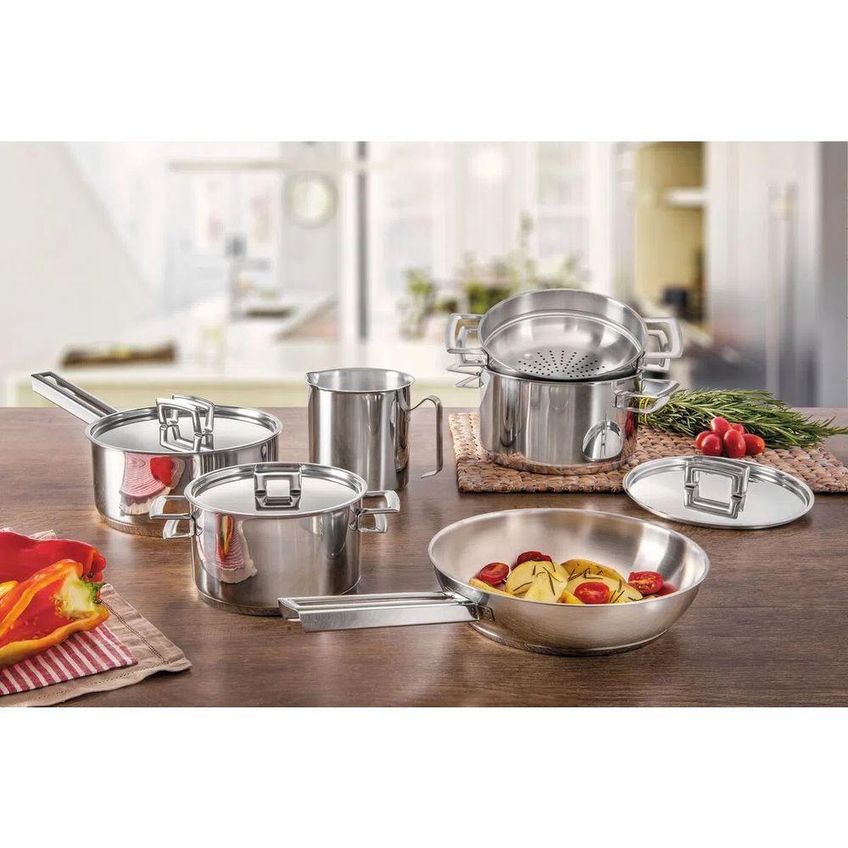 Fervedor Allegra Em Aço Inox Com Design Clean Para Fogão A Gás E Elétrico Inox Tramontina - imagem 3