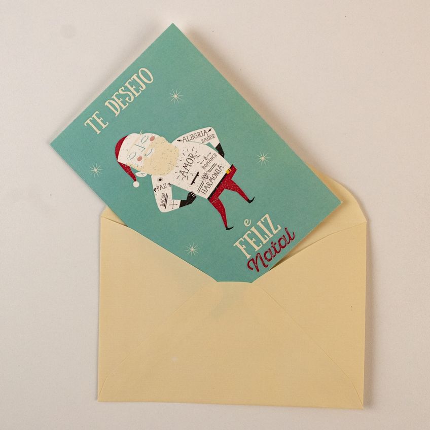 Cartão Te Desejo Um Feliz Natal - O Produto Perfeito Para Voce - imagem 3