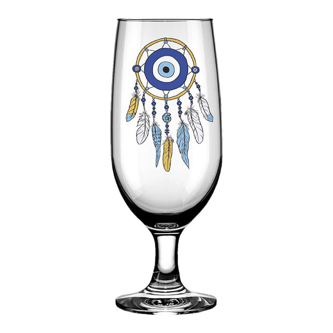 Taça De Cerveja 300ml - Olho Grego - O Produto Perfeito Para Voce