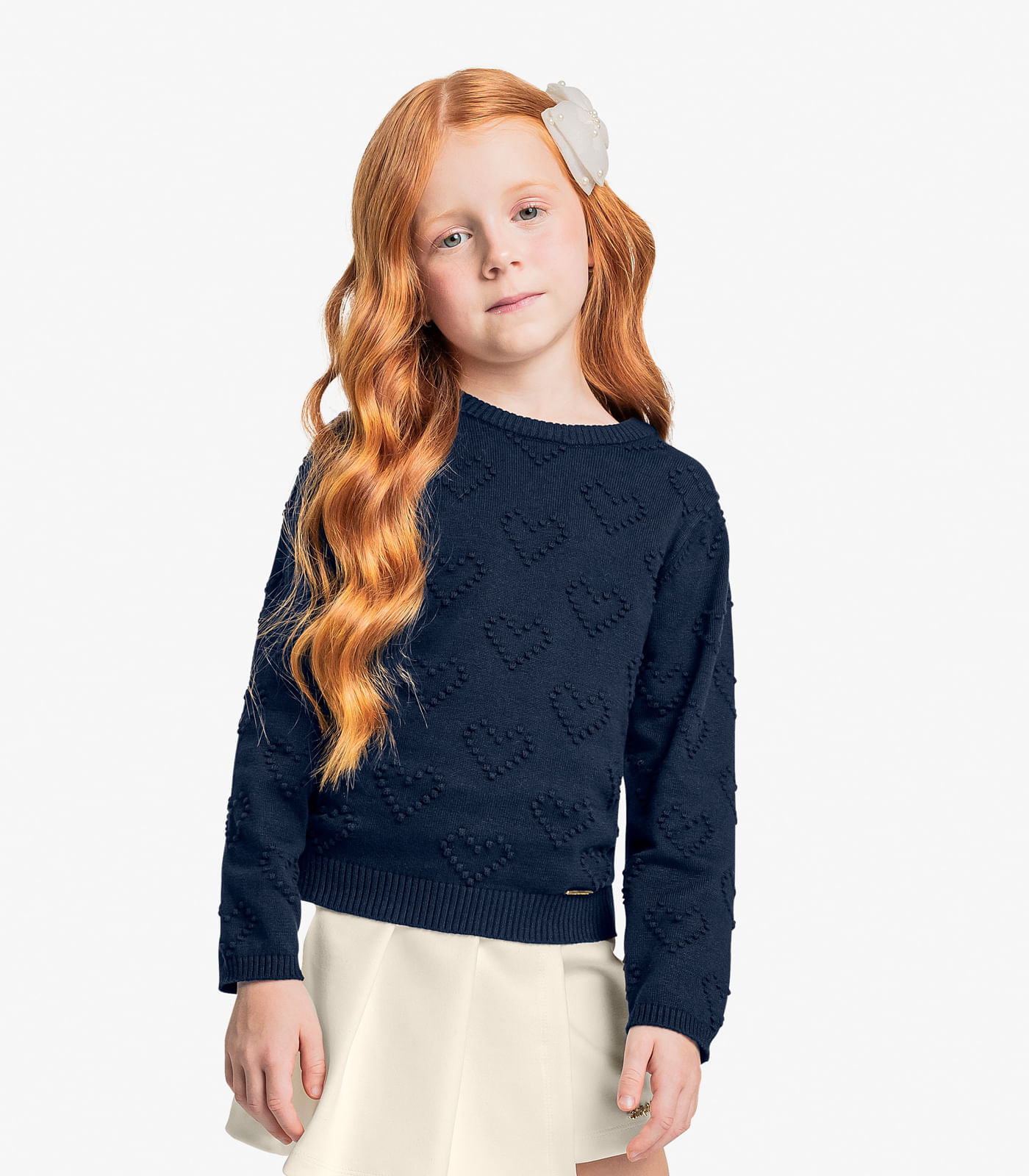 Suéter Infantil Feminino Trick Nick Azul 2