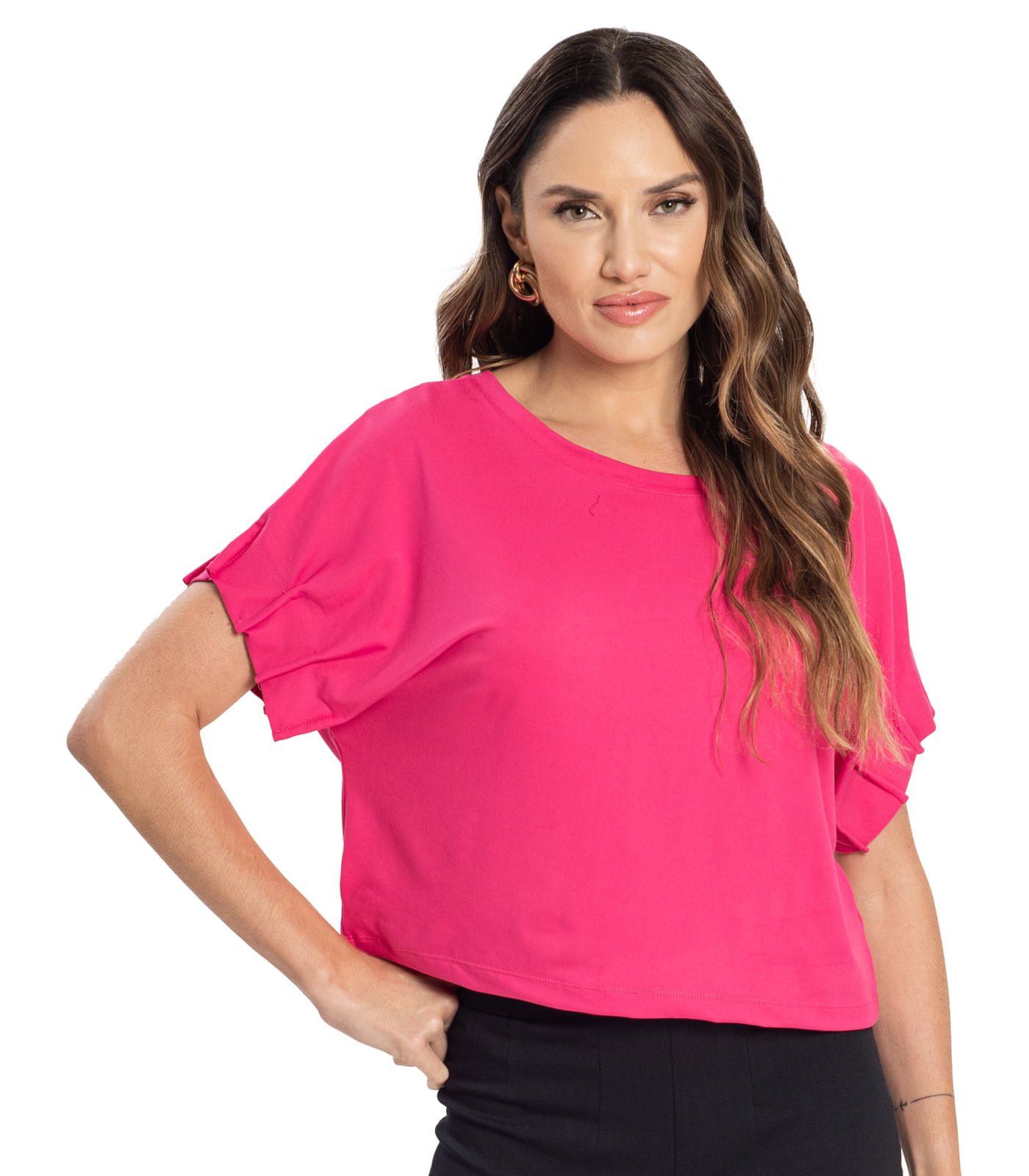 Blusa Feminina Malha Soft Endless Rosa G