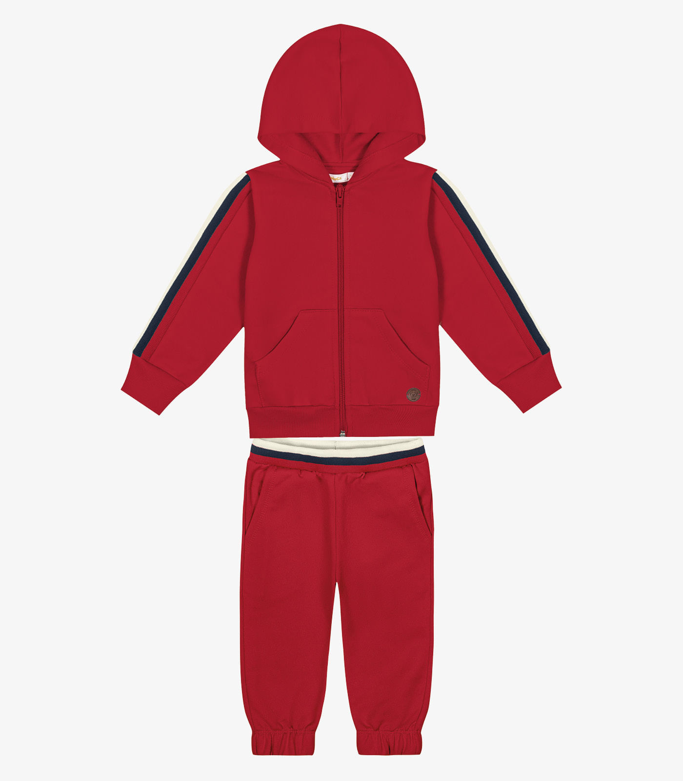 Conjunto Infantil Jaqueta Com Calça Trick Nick Vermelho 3