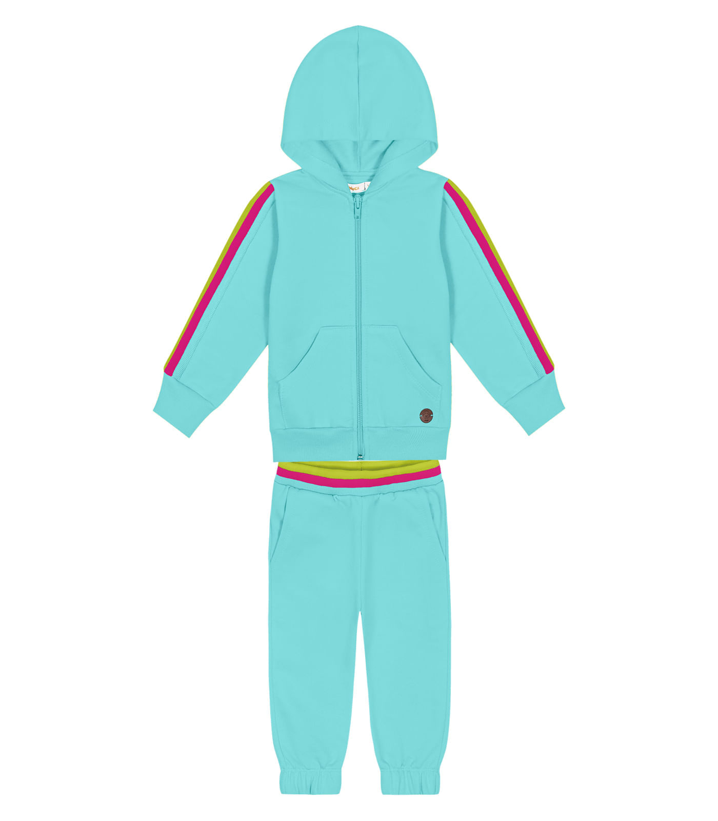 Conjunto Infantil Jaqueta Com Calça Trick Nick Azul 4