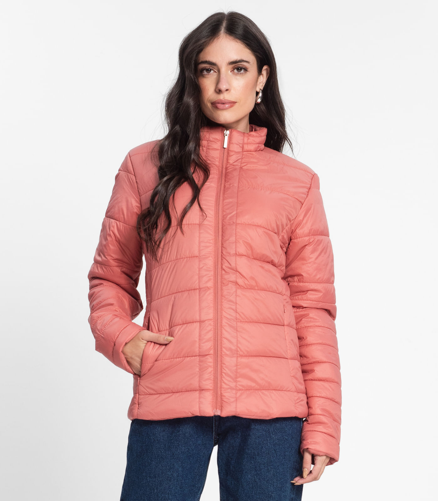 Jaqueta Feminina Microfibra Endless Laranja M