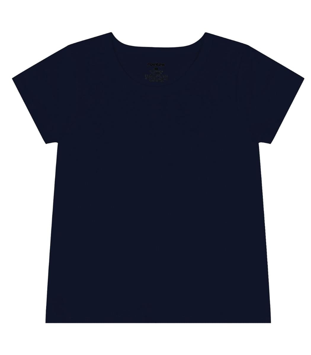 Blusa Básica Feminina Rovitex Azul 6