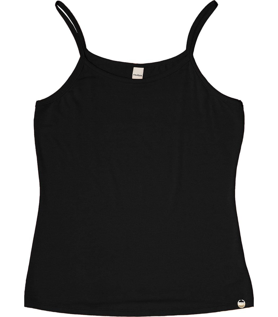 Blusa de Alça Rovitex Básicos Preto M