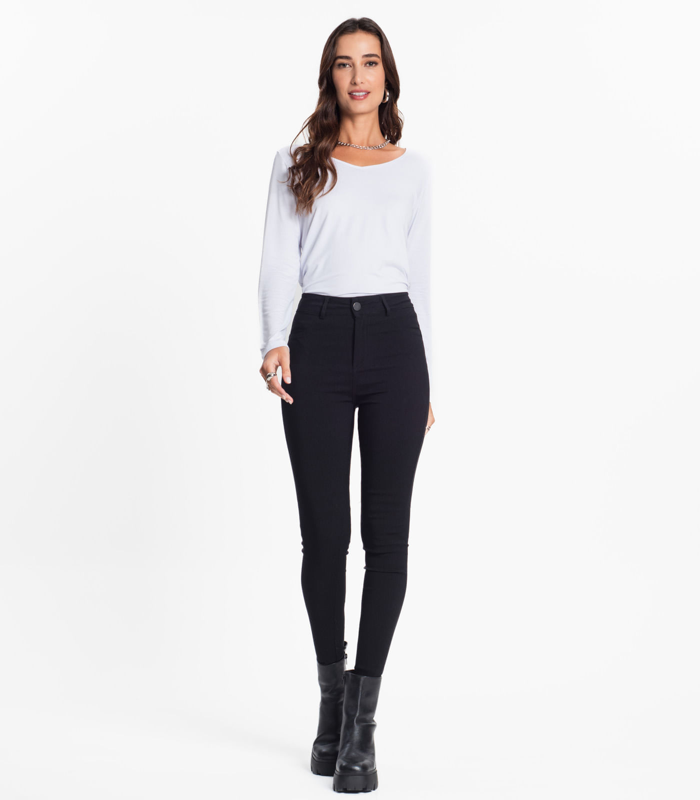 Calça Feminina Bengaline Endless Preto 40