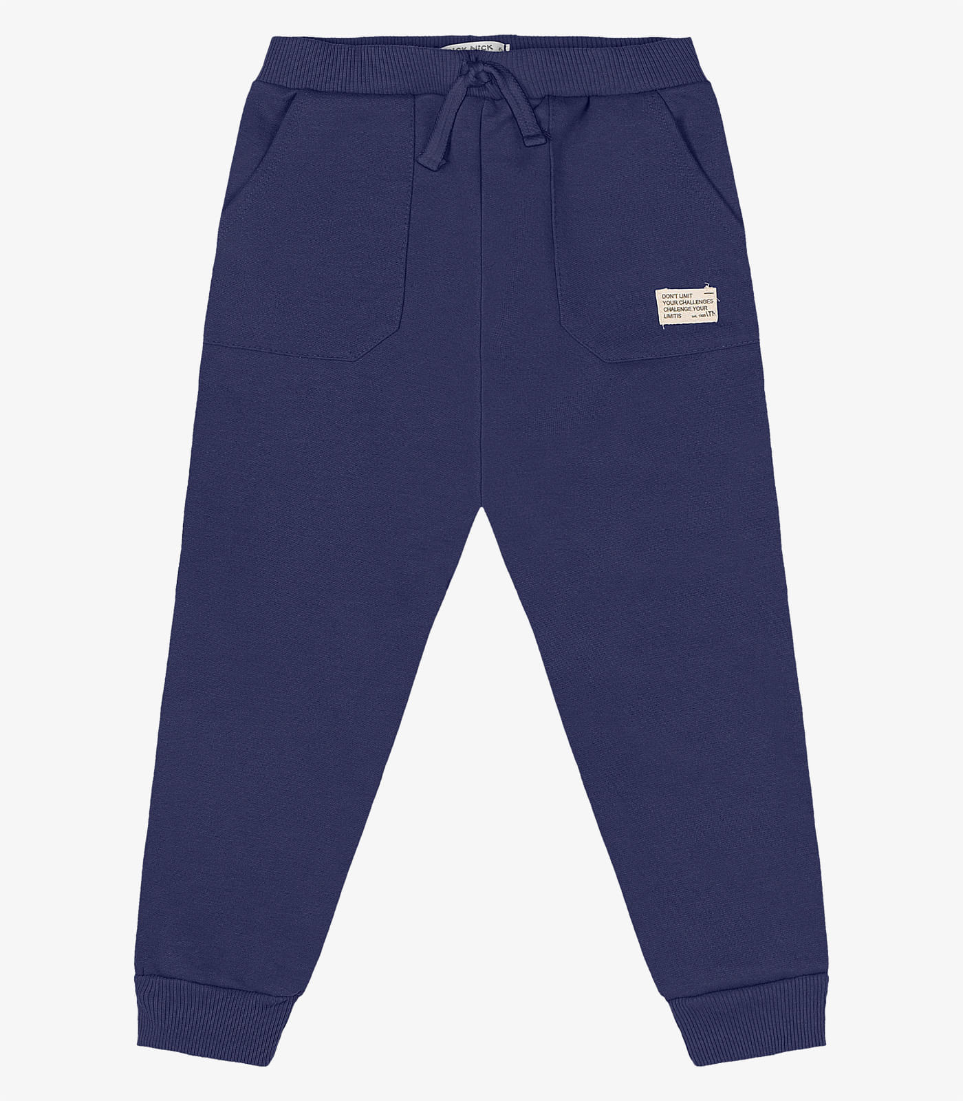 Calça Infantil Menino Moletom Trick Nick Azul 4 - Carrefour