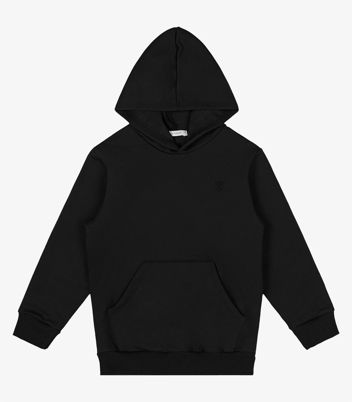 Moletom Infantil Com Capuz Trick Nick Preto 1
