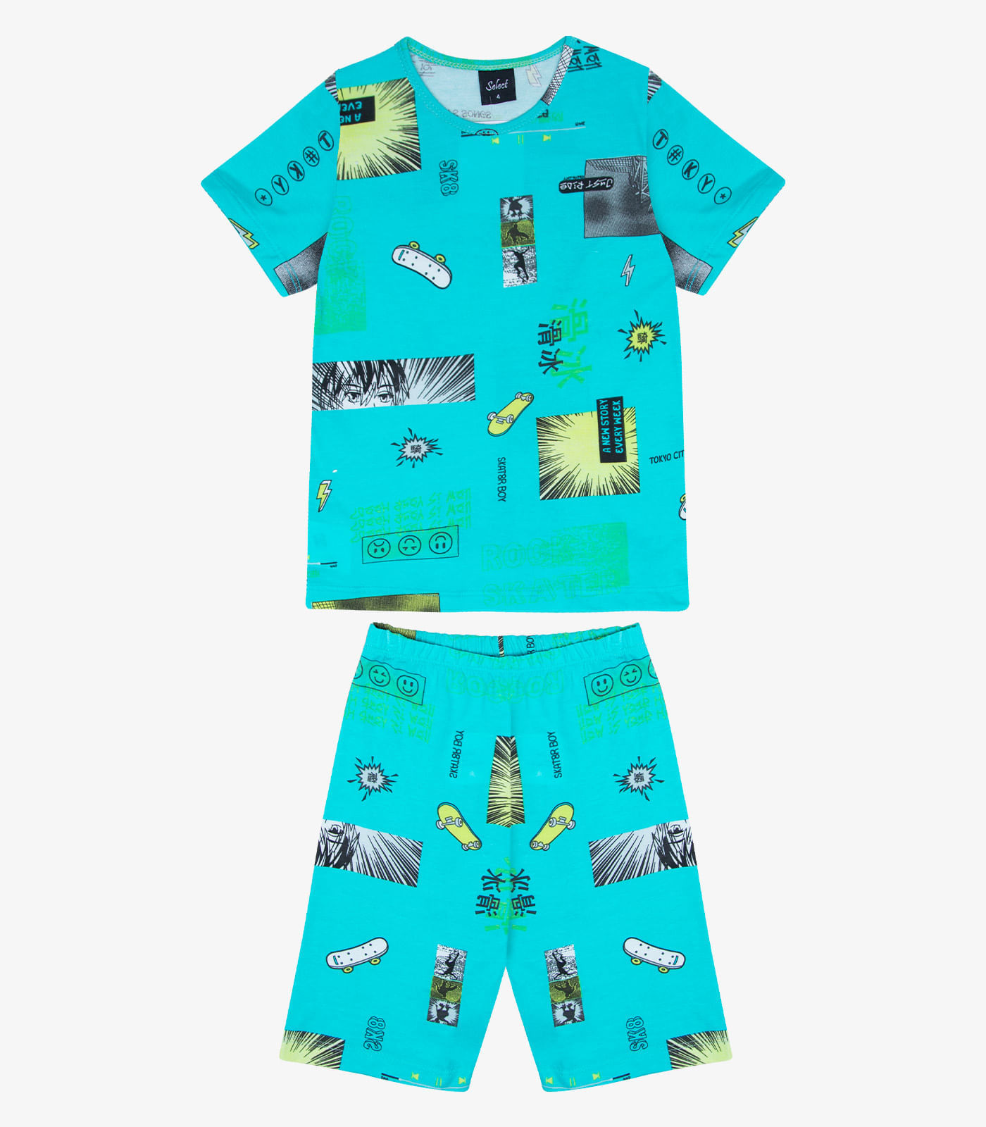 Pijama Infantil Menino Select Verde 10