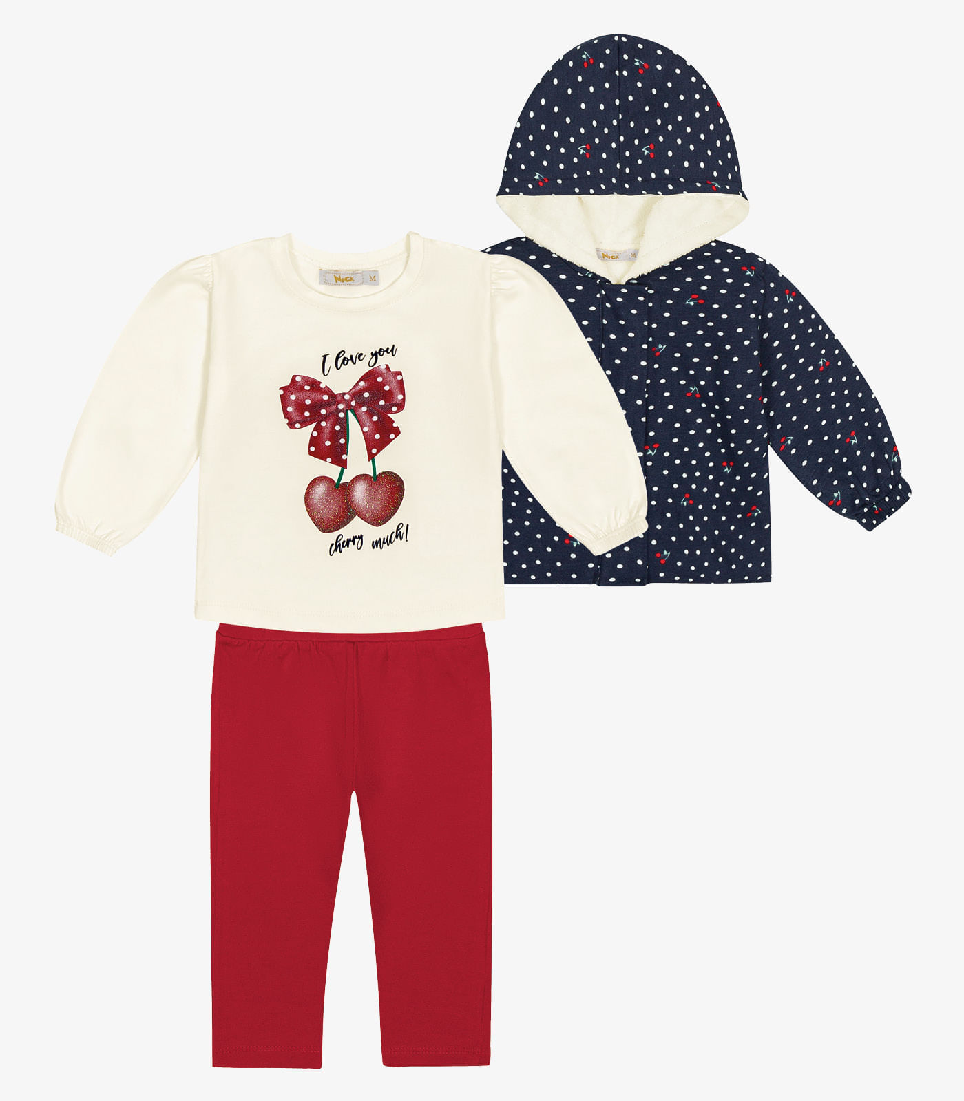 Trijunto Infantil Feminino Trick Nick Azul 4