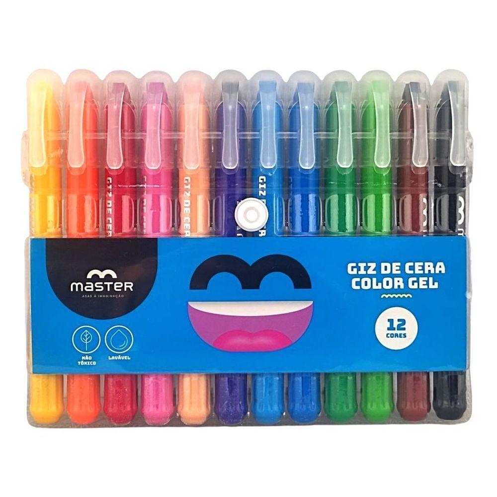 Giz De Cera Oem Color Gel Retrátil Extremamente Macio Lavável