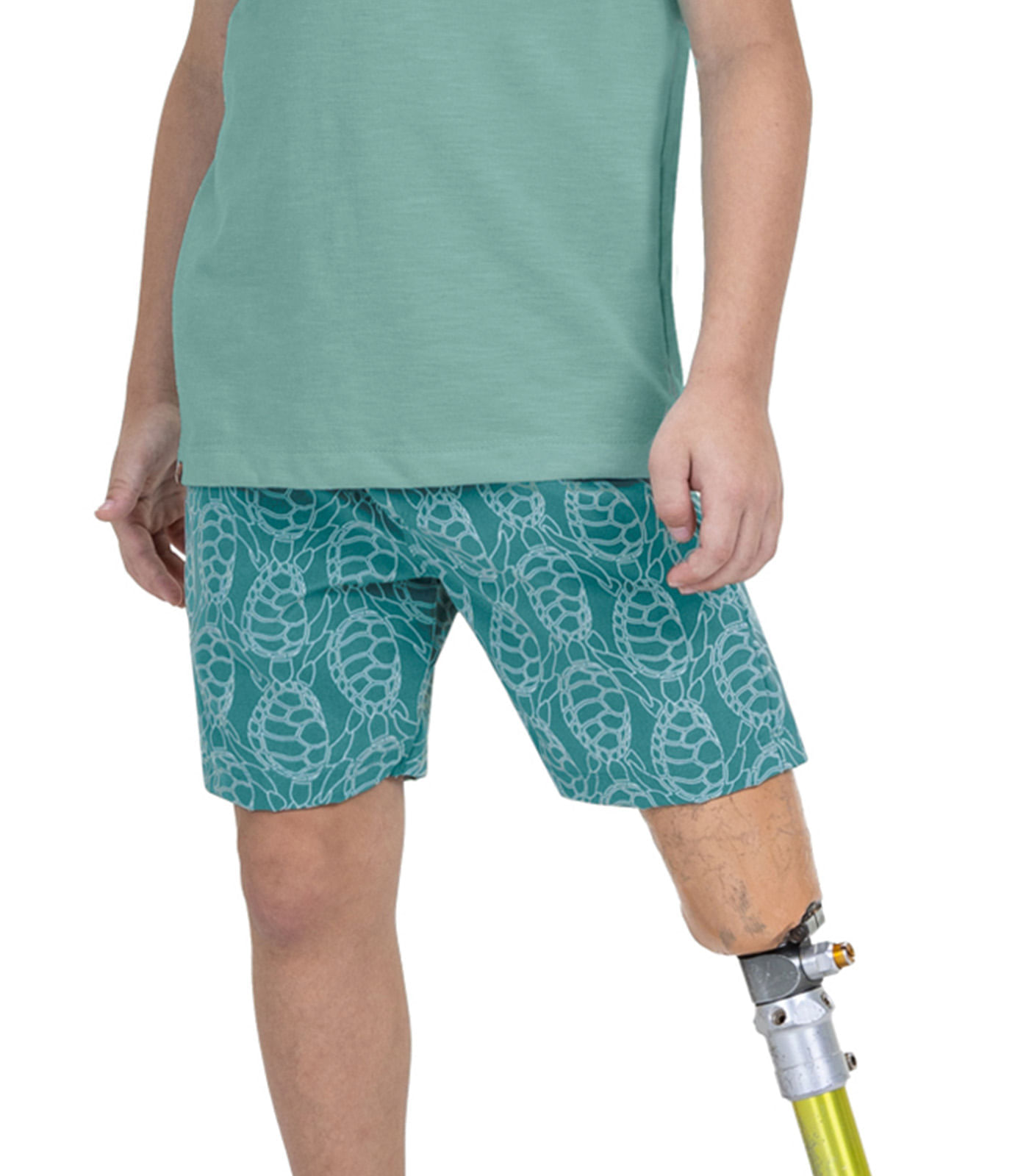 Bermuda Infantil Em Microfibra Trick Nick Azul 8