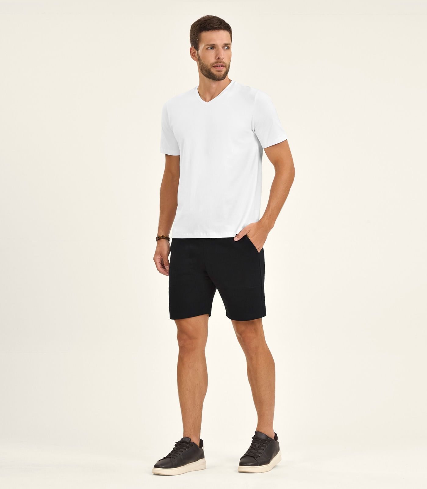Bermuda De Moletom Masculina Diametro Preto G