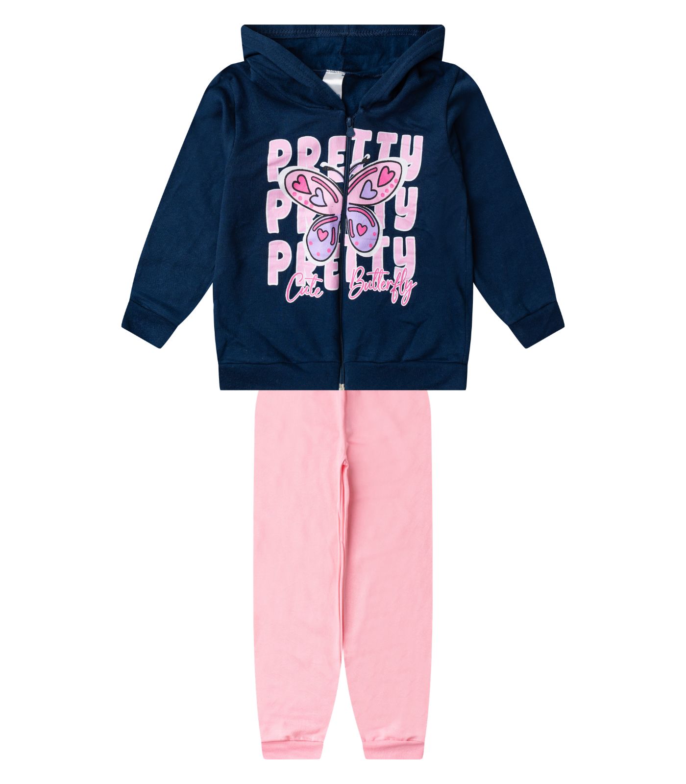 Conjunto Moletom Menina Jaqueta E Calça Select Azul 8
