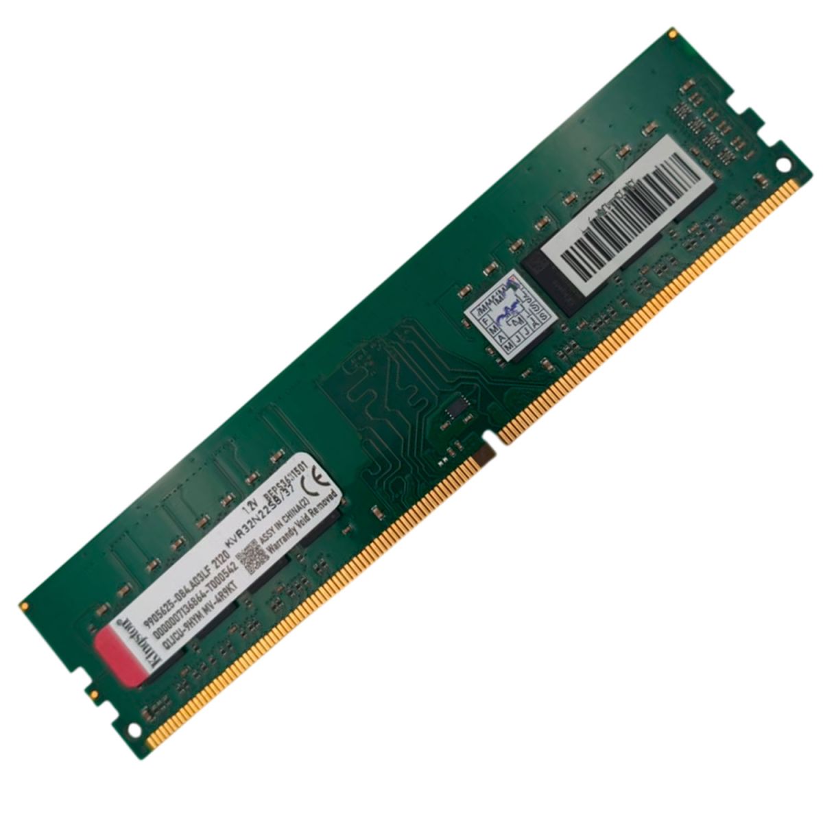 Memória Kingston 32GB (1x 32GB) DDR4, 3200MHz, PC4-25600, 1.2V