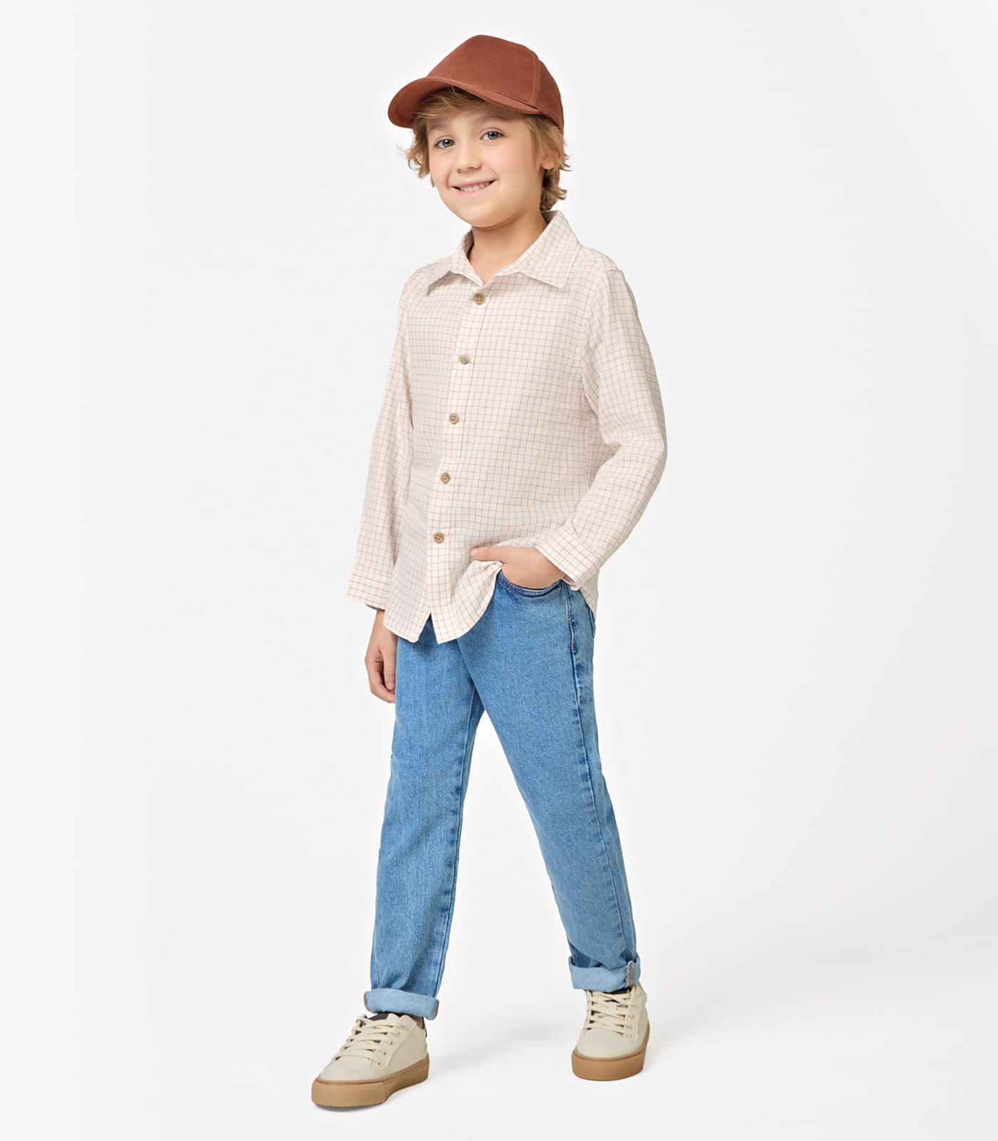 Calça Infantil Masculina Jeans Trick Nick Azul 8