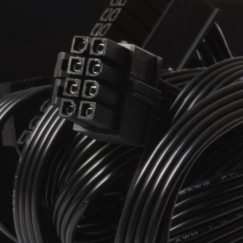 Fonte Gamer Atx Stealth Vx-350 350w Bivolt Com Fan 12cm Silencioso Preto Aerocool - imagem 3