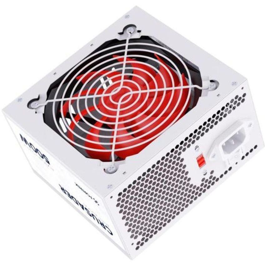 Fonte De Alimentação Atx Gamer Crusader 500w Com Energia Estável E Eficiente Branco Fortrek - imagem 4