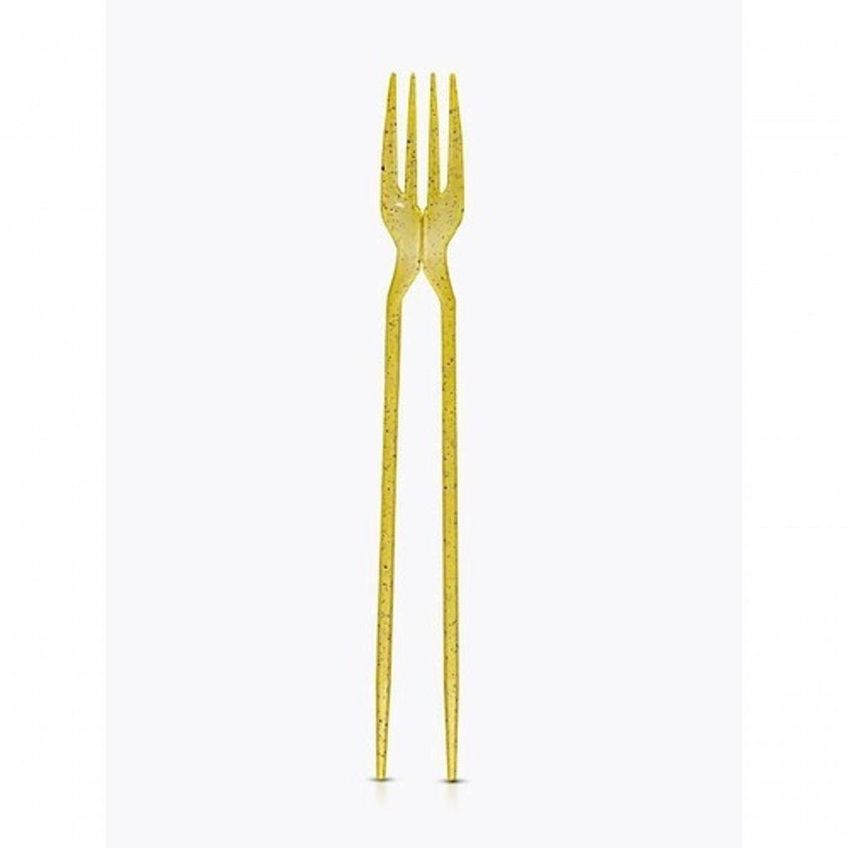 Garfos Descartáveis Garfoshi Plastilania Com 400 Unidades Para Uso Em Festas Preto Vermelho Amarelo - imagem 3