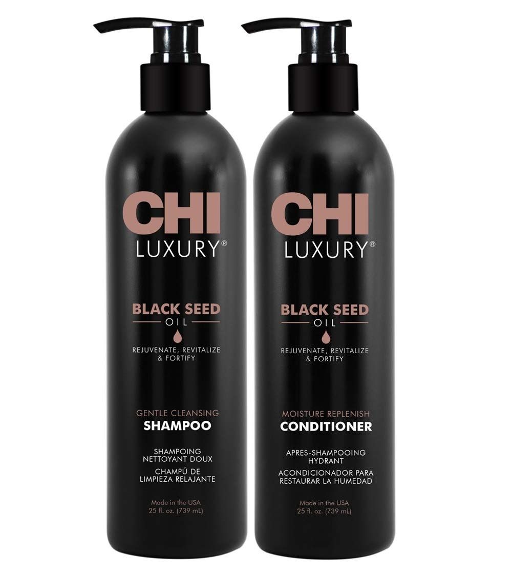 Conjunto De Shampoo E Condicionador Chi Luxury Black Seed Oil