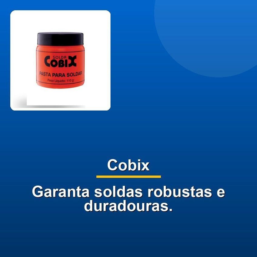 Pasta Para Soldar Pasta Soldar Cobix 110g Para Contato Elétrico Ideal Com Alta Adesão Cobix - imagem 3