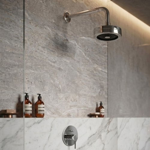Ducha De Parede Em Aço 304 Casavilla Cromado