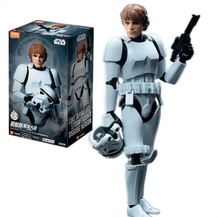 Boneco Luke Skywalker Stormtrooper Blokees Star Wars Coleção