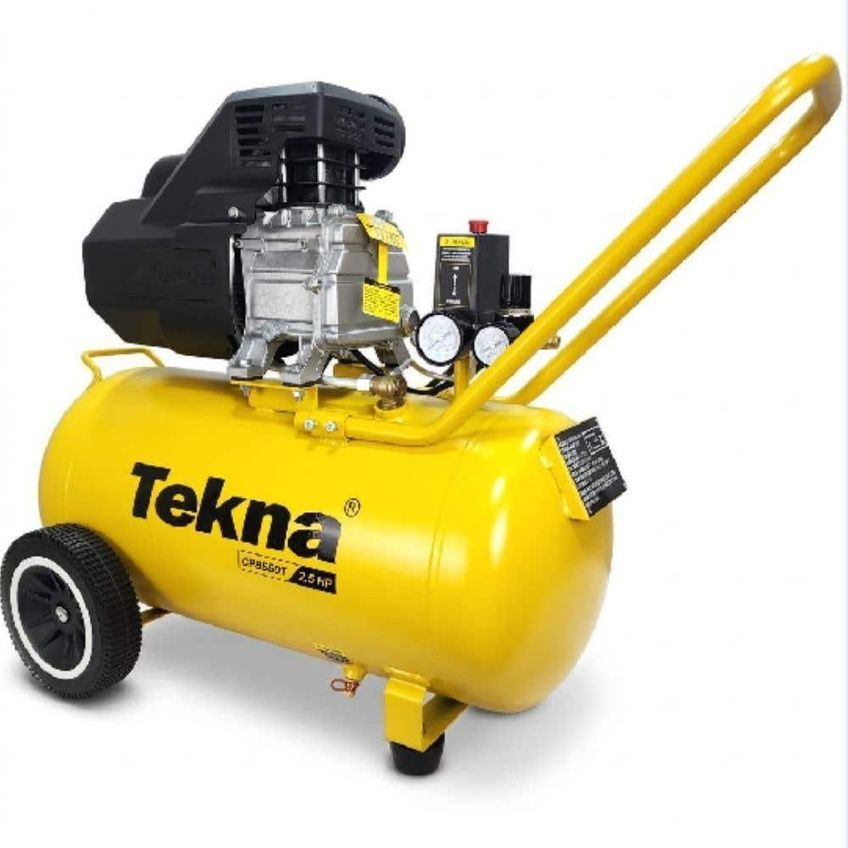 Compressor De Ar 43l 2,5hp 220v Com Parafusadeira 12v Bivolt Com Kit 13 Peças Tekna Evald - imagem 2